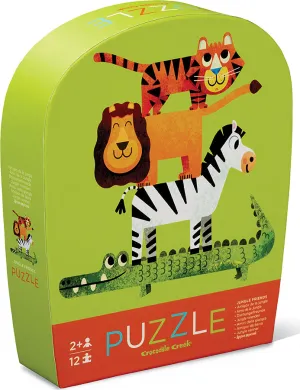 12 - pc Mini Puzzle - Jungle Friends