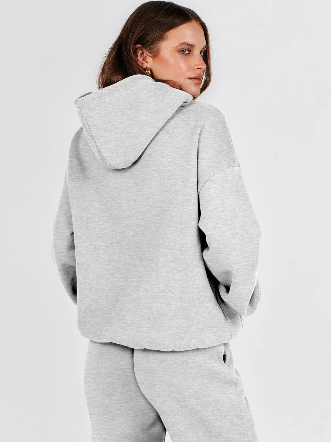 ANRABESS Womens 2 Piece Outfits Lounge Hoodie Oversized Sweatshirt Jogger Sweatpants Y2K Tracksuit Sweatsuit Set Fall Clothes