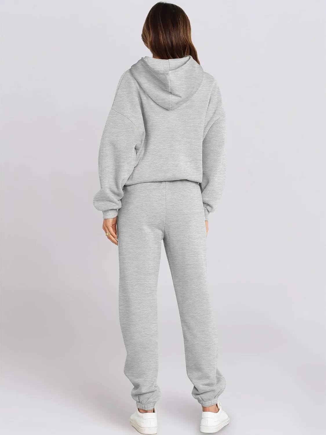 ANRABESS Womens 2 Piece Outfits Lounge Hoodie Oversized Sweatshirt Jogger Sweatpants Y2K Tracksuit Sweatsuit Set Fall Clothes