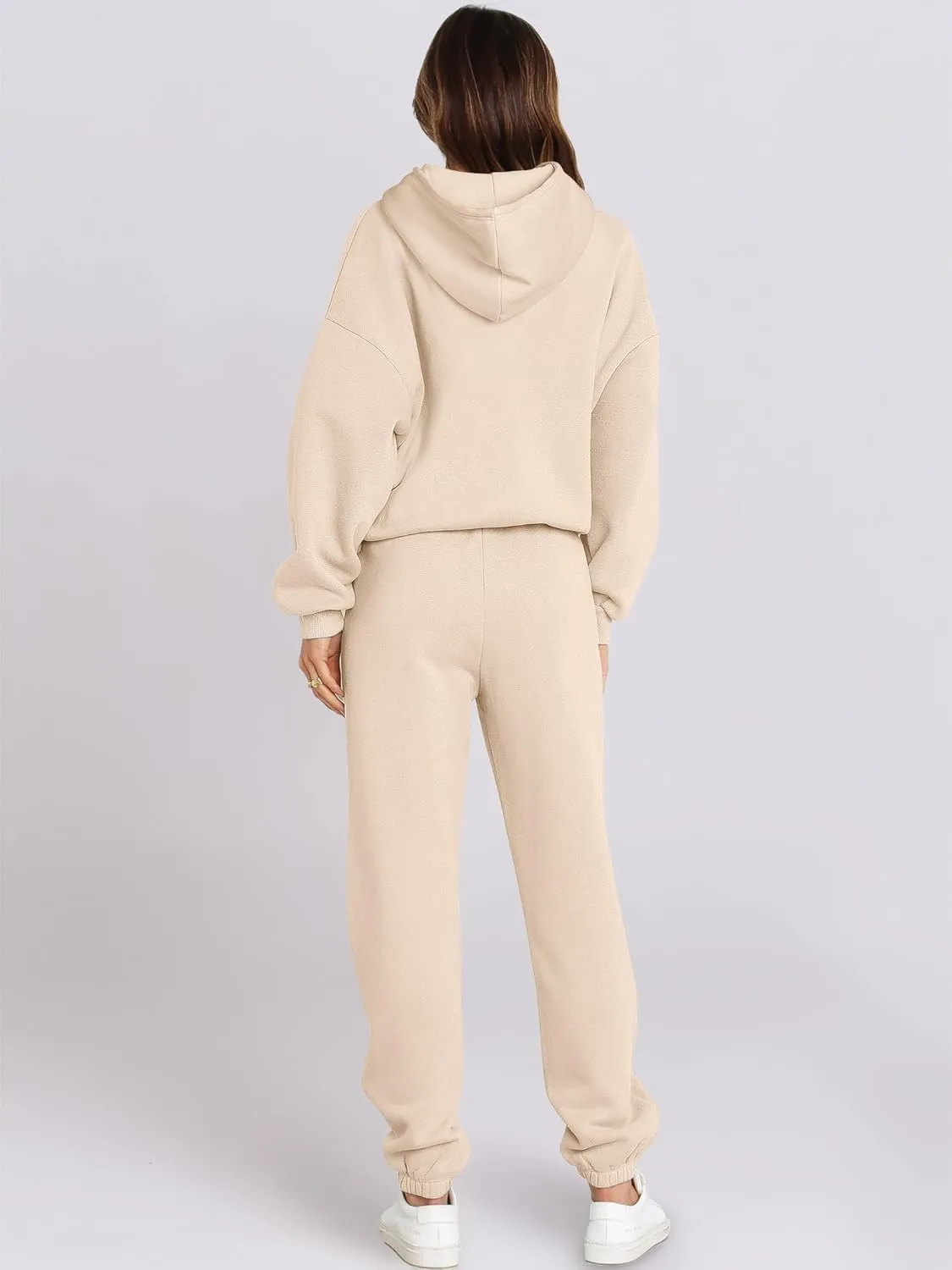 ANRABESS Womens 2 Piece Outfits Lounge Hoodie Oversized Sweatshirt Jogger Sweatpants Y2K Tracksuit Sweatsuit Set Fall Clothes