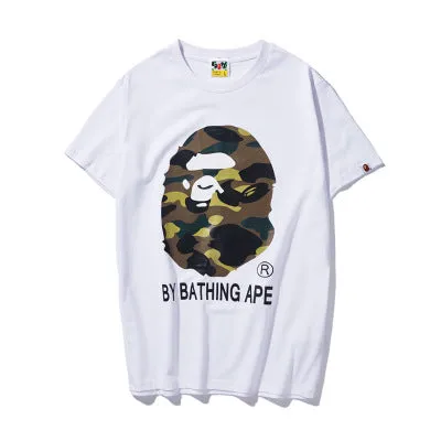 ape head bape T-shirt men's t-shirts bape drop shoulder loose tshirt top bape tee shirts t-shirt streetwear