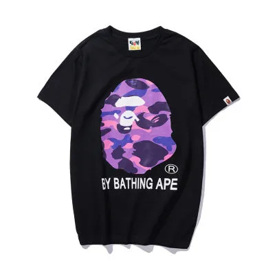 ape head bape T-shirt men's t-shirts bape drop shoulder loose tshirt top bape tee shirts t-shirt streetwear
