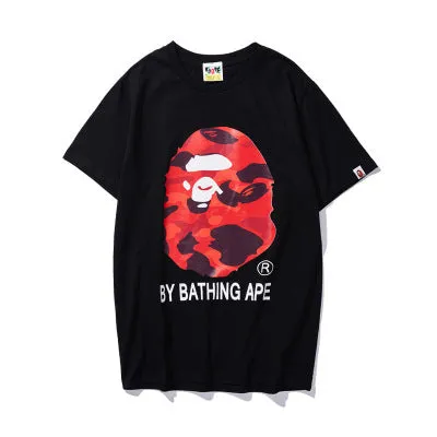 ape head bape T-shirt men's t-shirts bape drop shoulder loose tshirt top bape tee shirts t-shirt streetwear