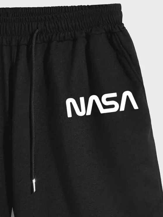 Bear Pattern T Shirt And Sweat Shorts