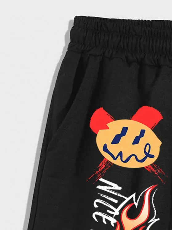 Bear Pocket T-Shirt And Sweat Shorts