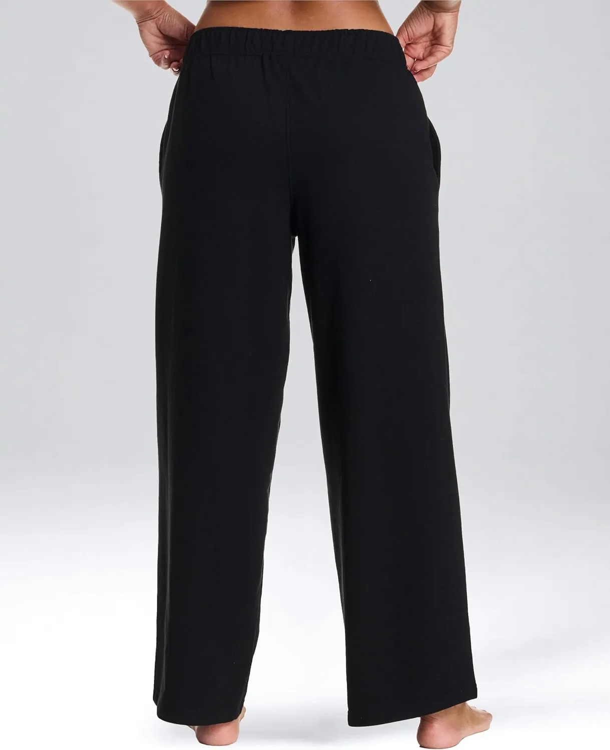 bebe Jogger or Wide Leg Sweatpants for Women, French Terry Baggy Sweatpants with Pockets, Womens Sweats