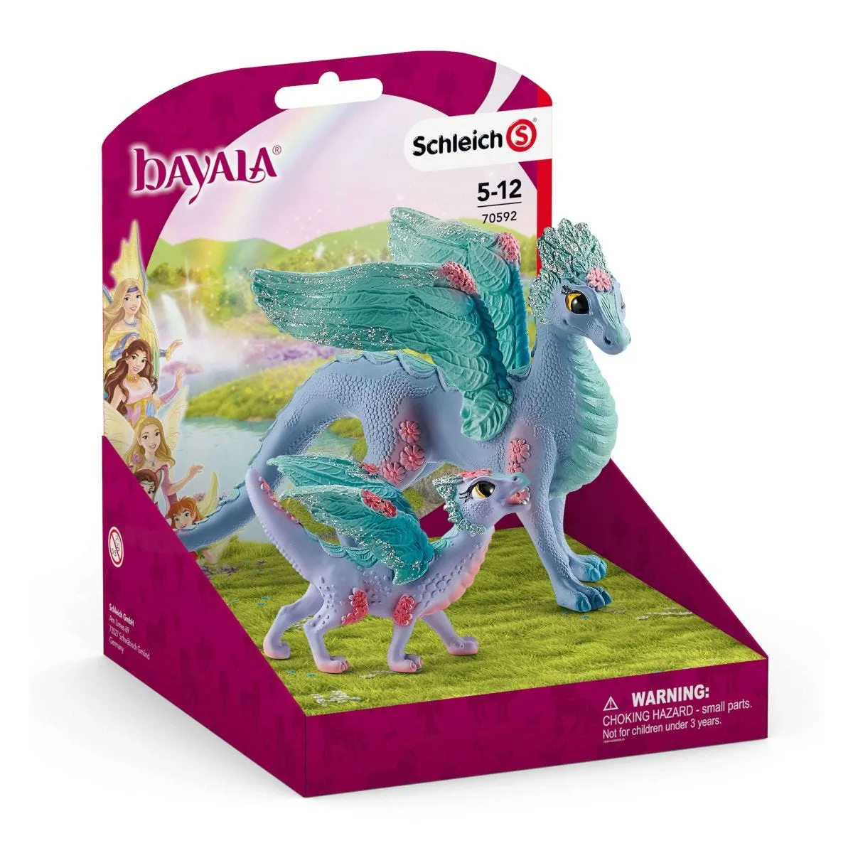 Blossom dragon mother and child