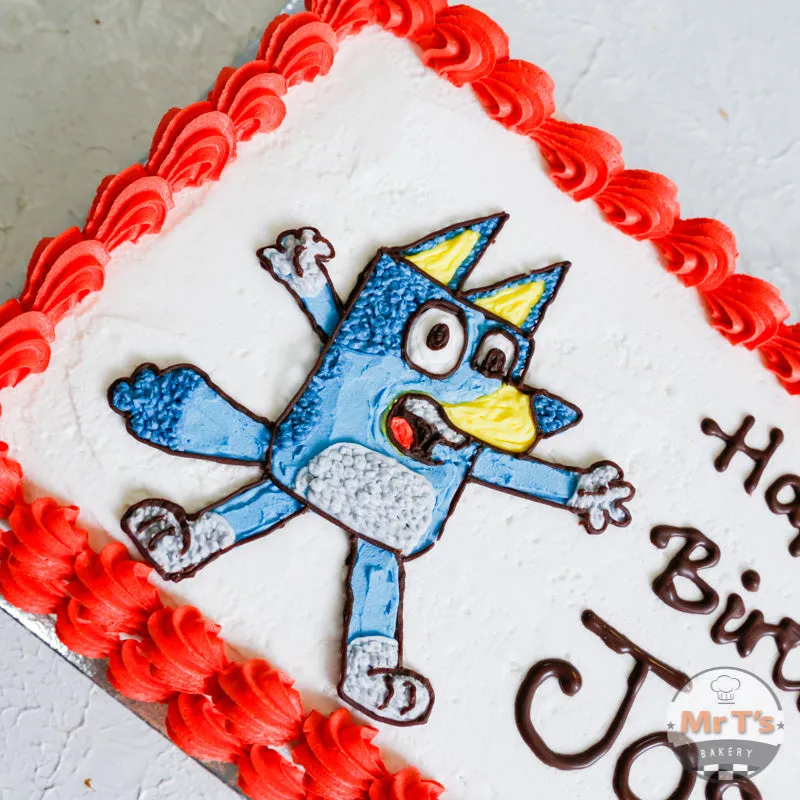 Bluey Slab Cake