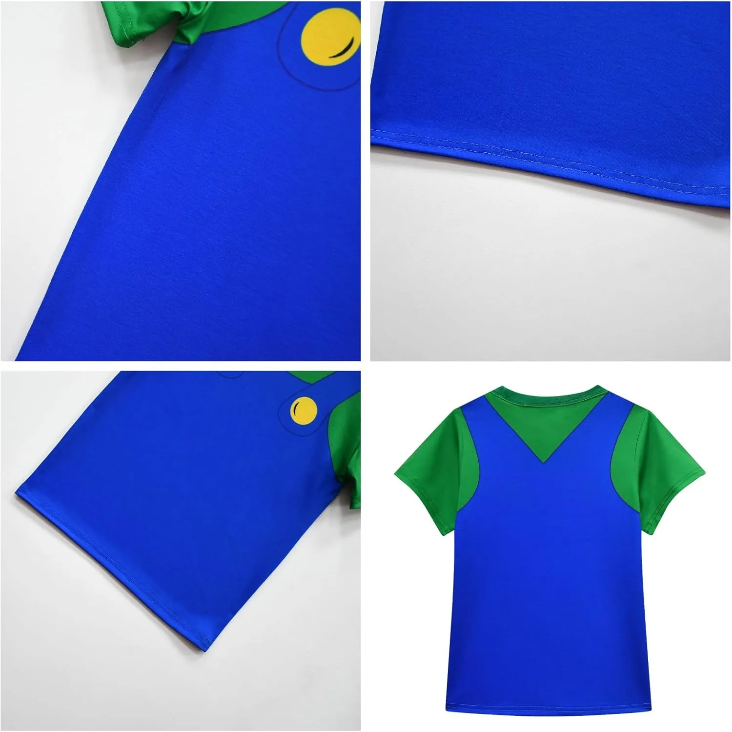 Boys Girls Super Cartoon Mariio Graphic T-Shirt Short Sleeve Crewneck Tee Halloween Party Shirt Outfit