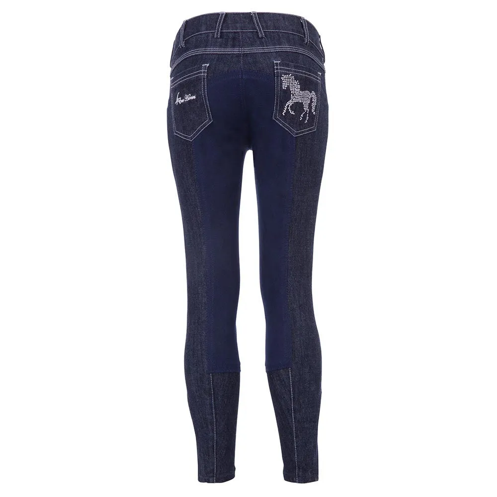 BR 4 Ever Horses 'Panama City' Jean Riding Breeches - Full Seat - Child