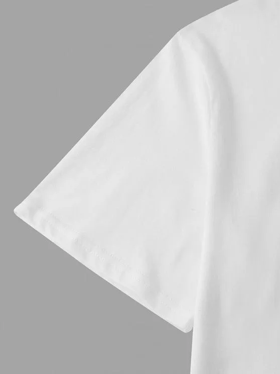 Cartoon Happiness Smiley T-Shirt And Short