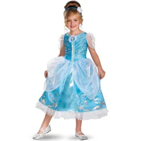 Cinderella Sparkle Deluxe Costume (4-6) Small