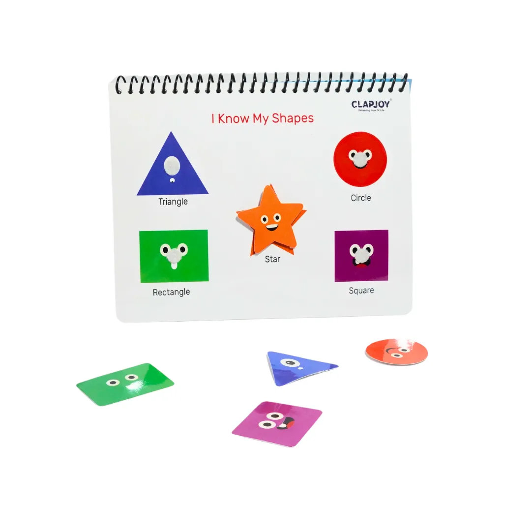Clapjoy Velcro Book Preschool Busy book Toddler-Level 1