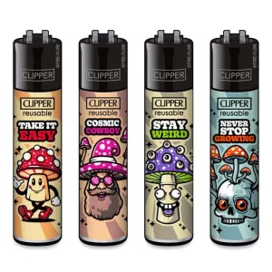 Clipper Lighters - Shrooms 12