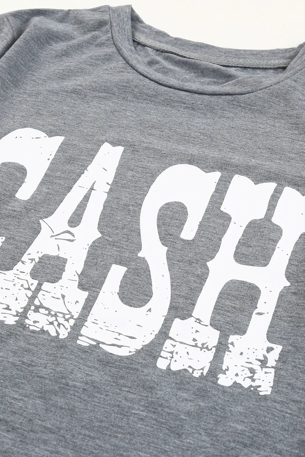 Dark Gray Valentine Shirt Short Sleeve Crew Neck T Shirt