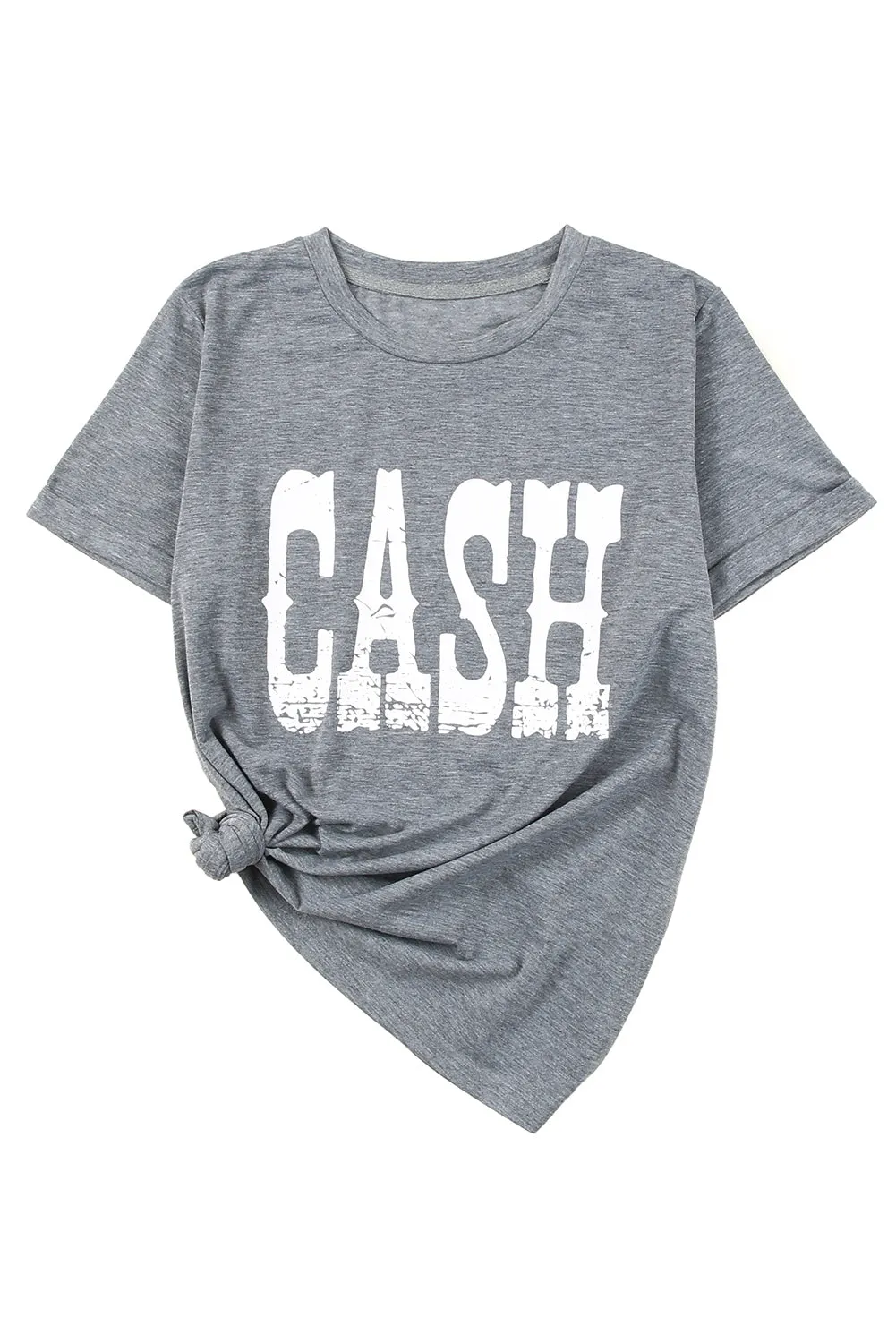 Dark Gray Valentine Shirt Short Sleeve Crew Neck T Shirt