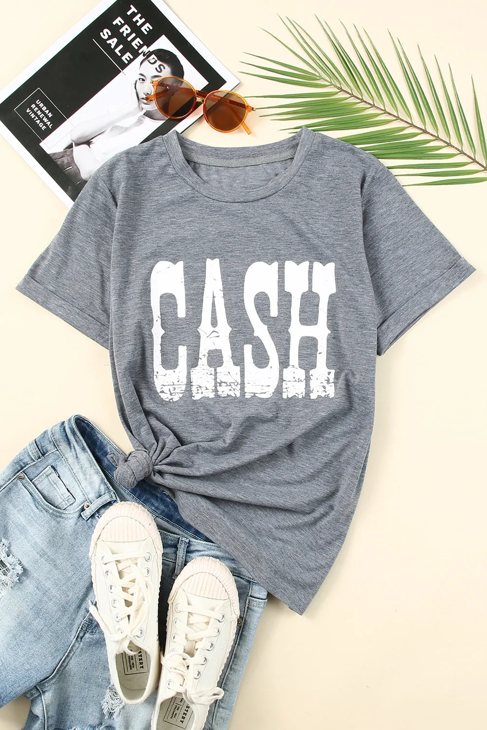 Dark Gray Valentine Shirt Short Sleeve Crew Neck T Shirt