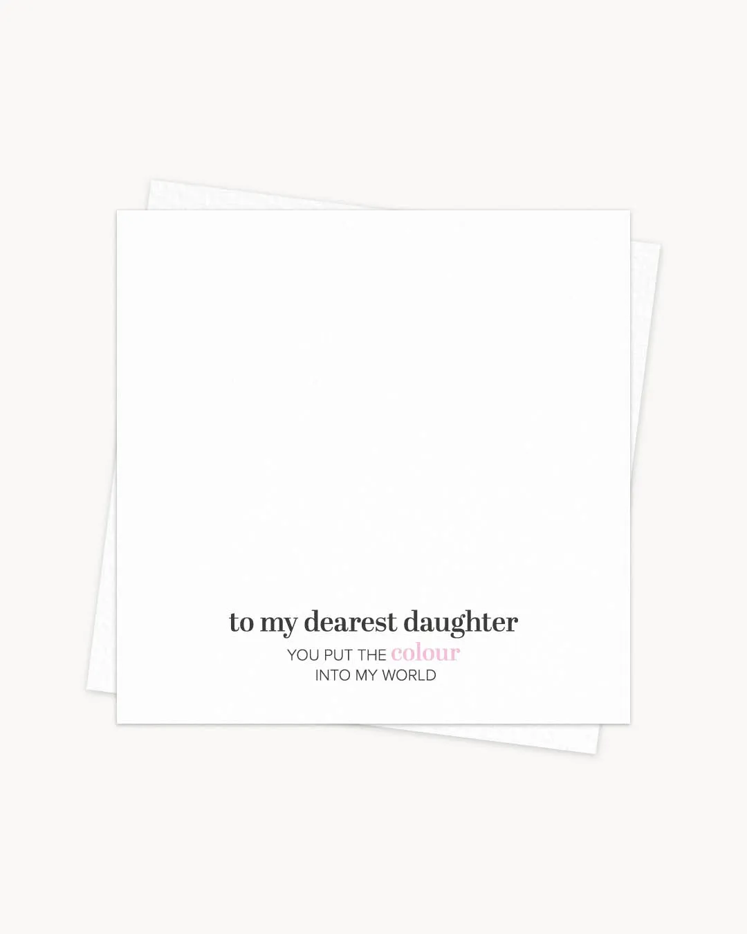 Daughter Gift Card