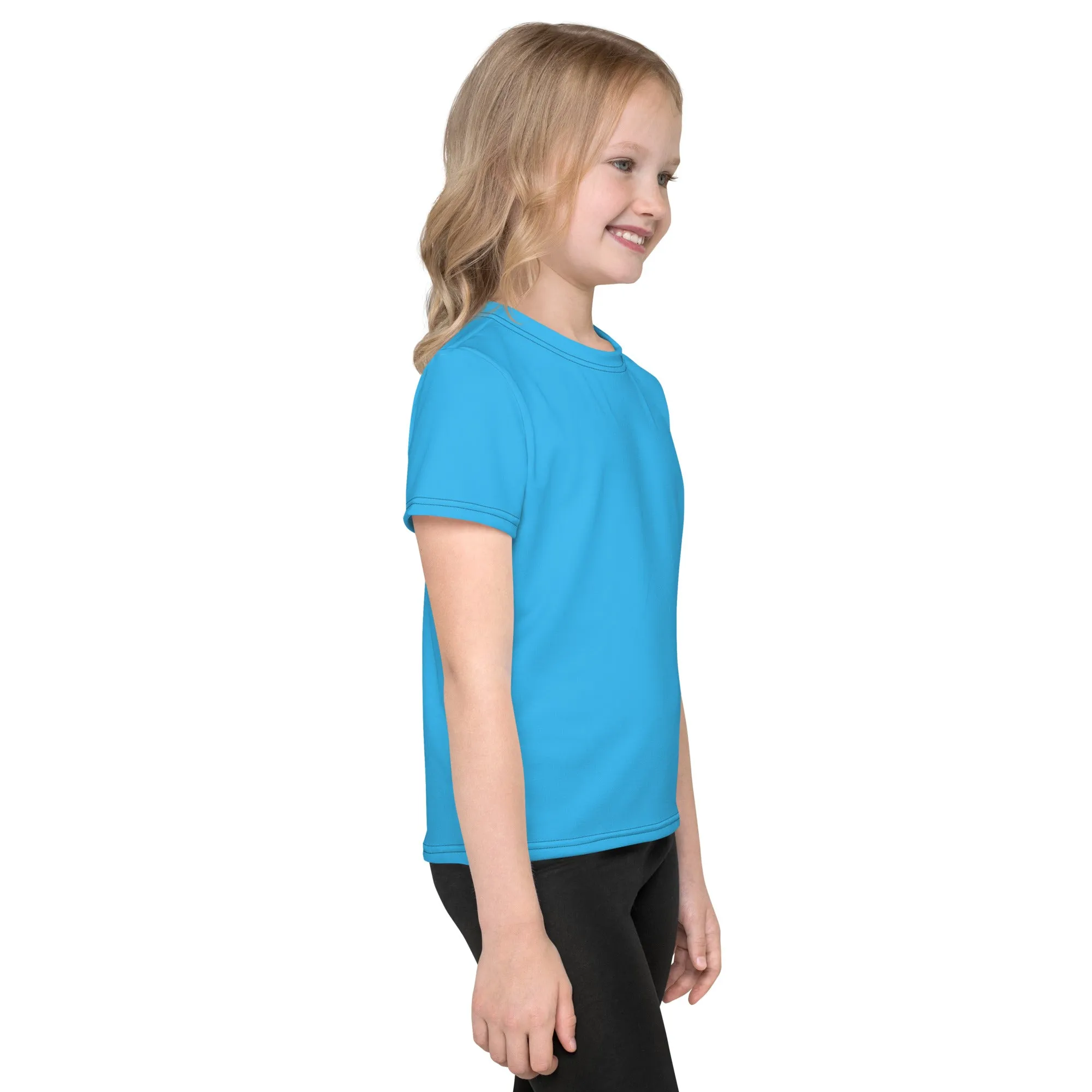 GG - Children's crew neck t-shirt - Deep Sky Blue