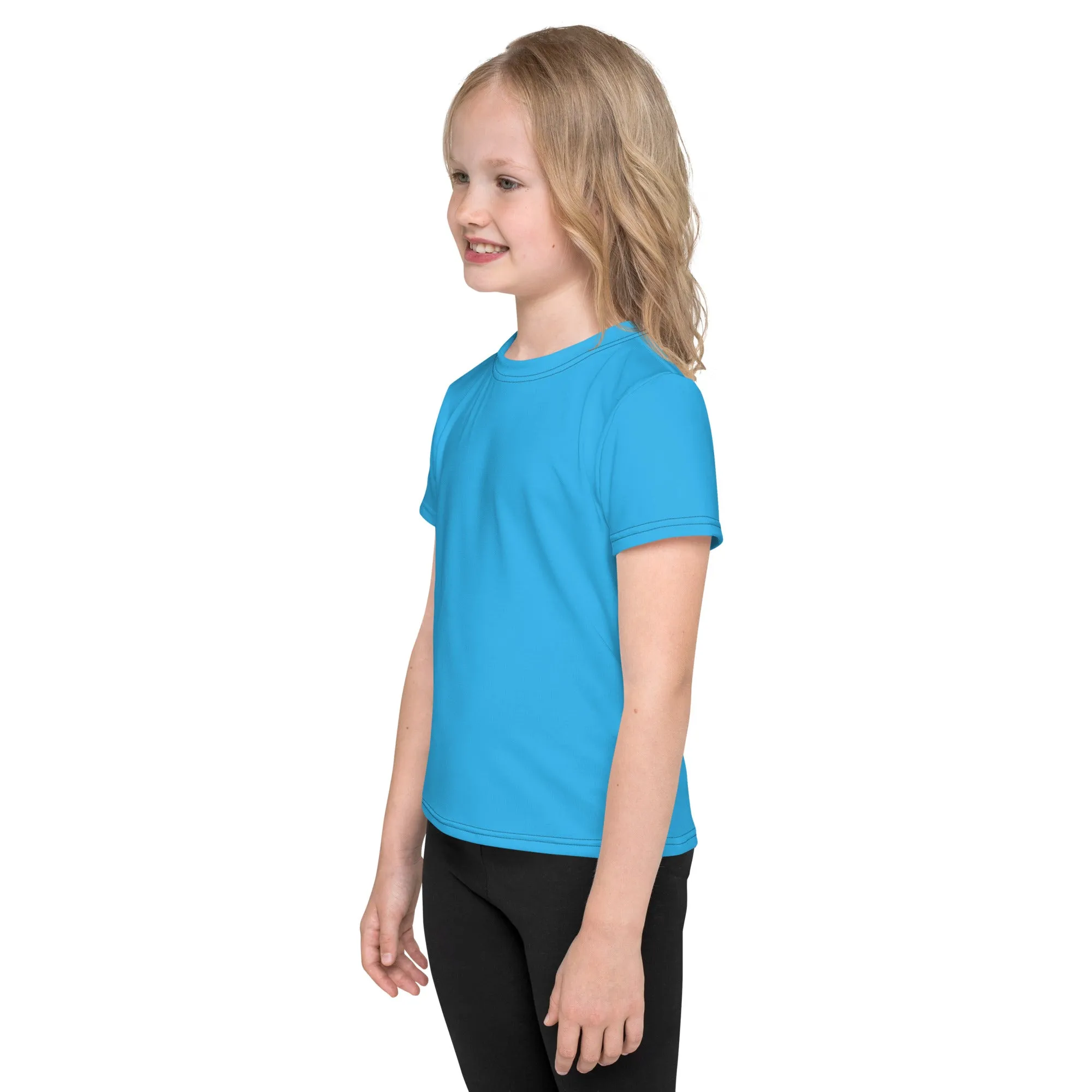 GG - Children's crew neck t-shirt - Deep Sky Blue