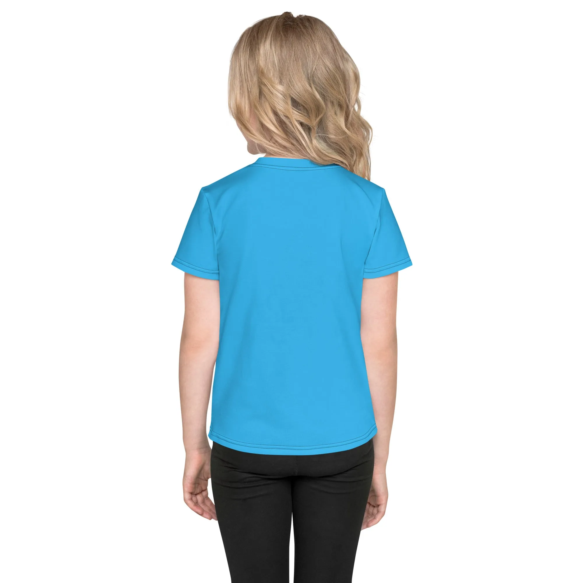 GG - Children's crew neck t-shirt - Deep Sky Blue