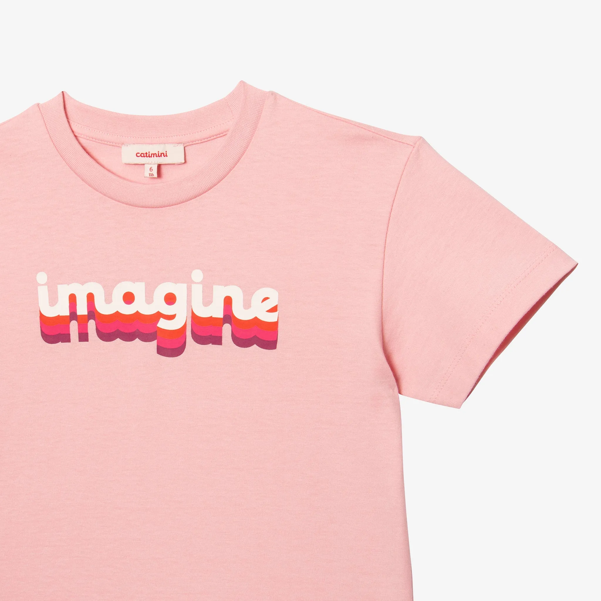 Girls' blush T-shirt