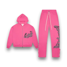 Vintage Fuchsia GodSpeed OG Logo Sweatsuit Set