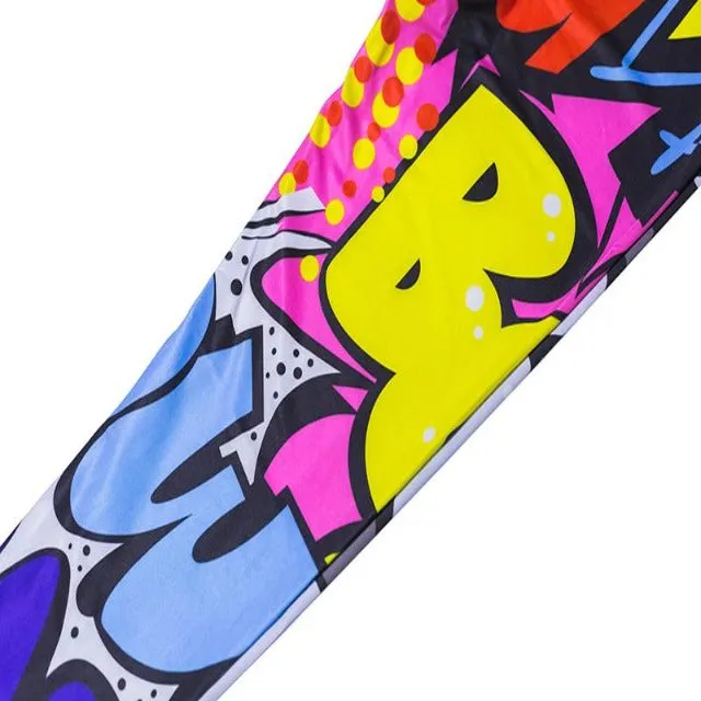 Graffiti Printed Yoga Leggings