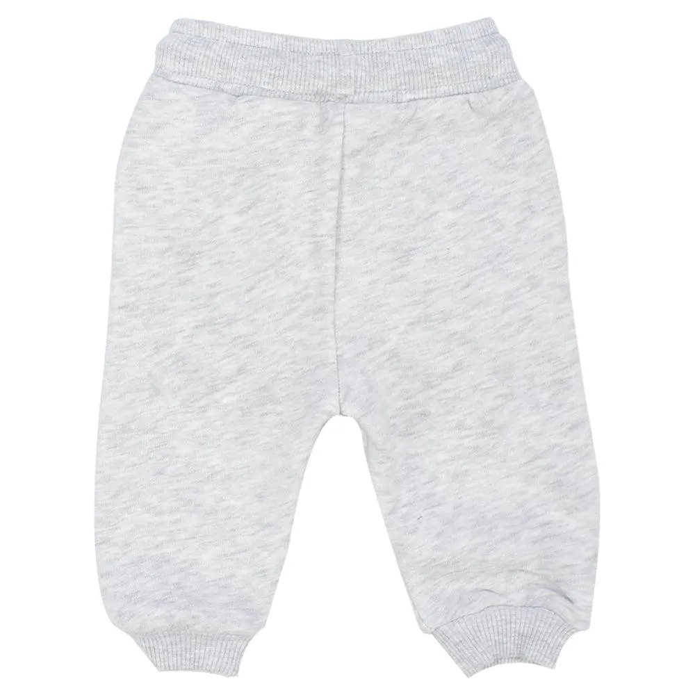 Grey Fleeced Sweatpants
