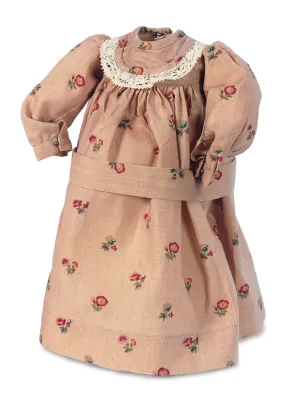 High Yoke Rose Petal Print Dress