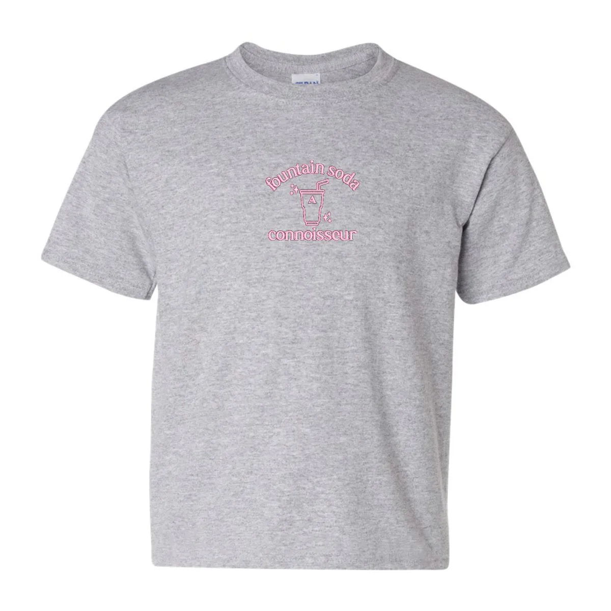 Kids Monogrammed 'Fountain Soda Connoisseur' T-Shirt