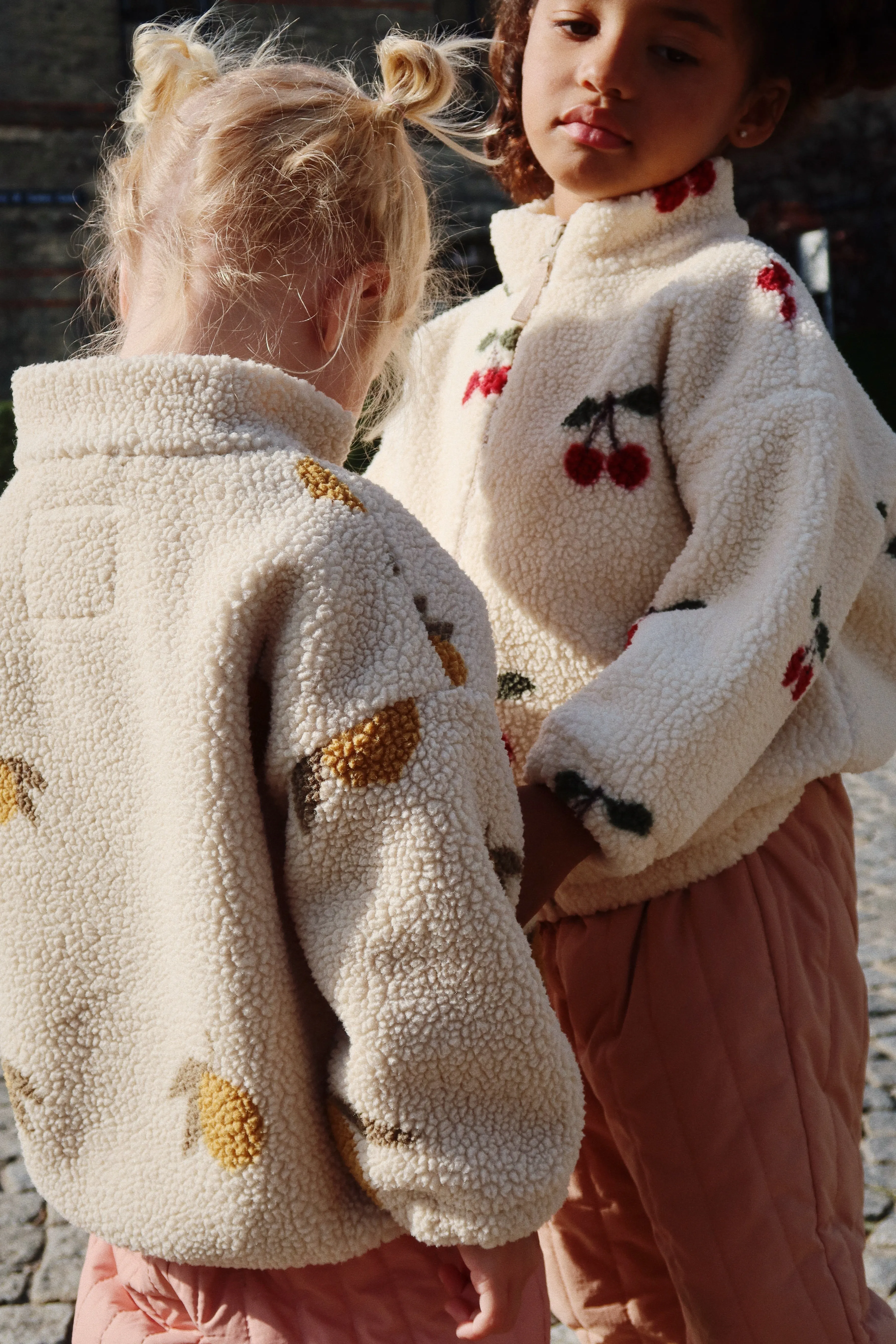 Konges Sløjd Jody Teddy Winter Coat | Cherry Red