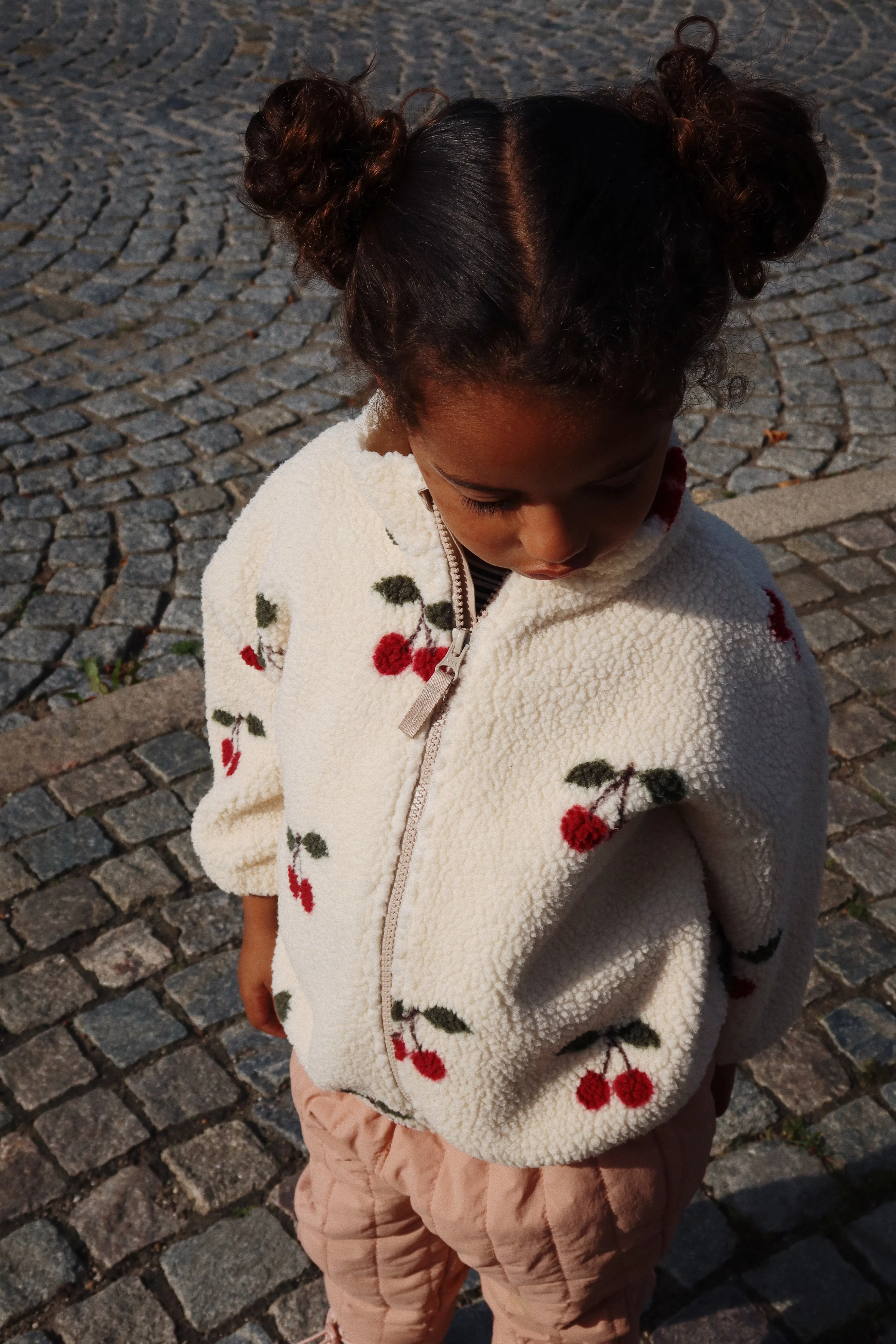 Konges Sløjd Jody Teddy Winter Coat | Cherry Red