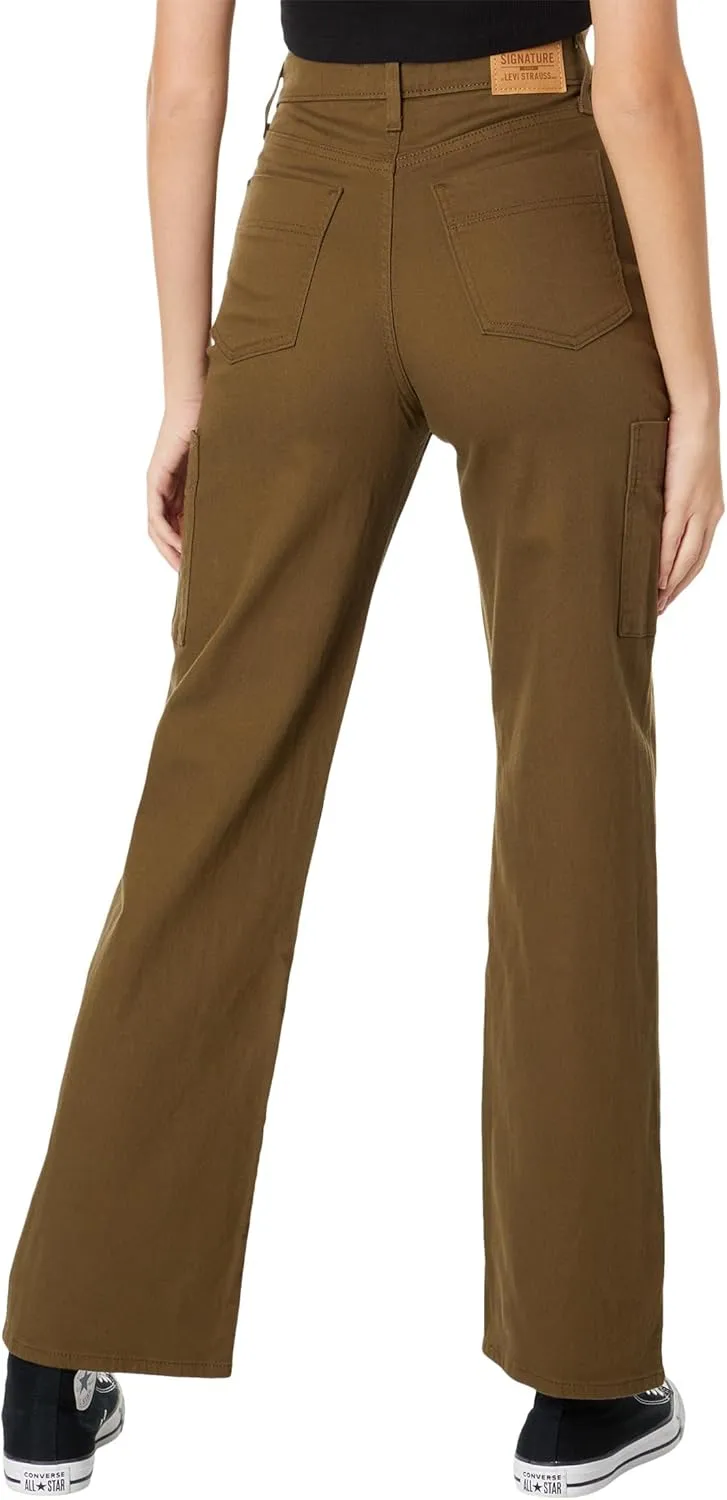Levi Strauss Signature Gold Women's Heritage High Rise Loose Utility Jean (Standard and Plus)