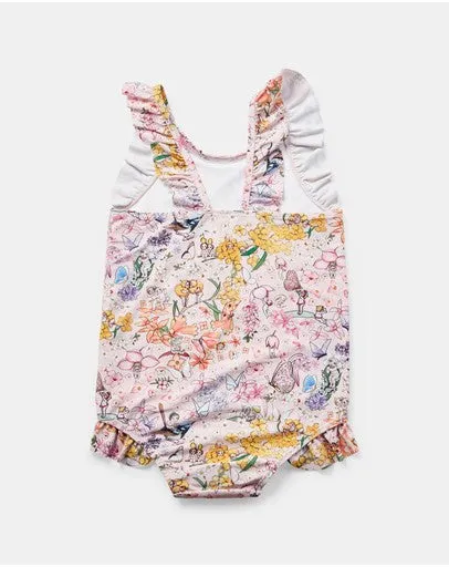 May Gibbs Posey Swimsuit - Rainbow Floral