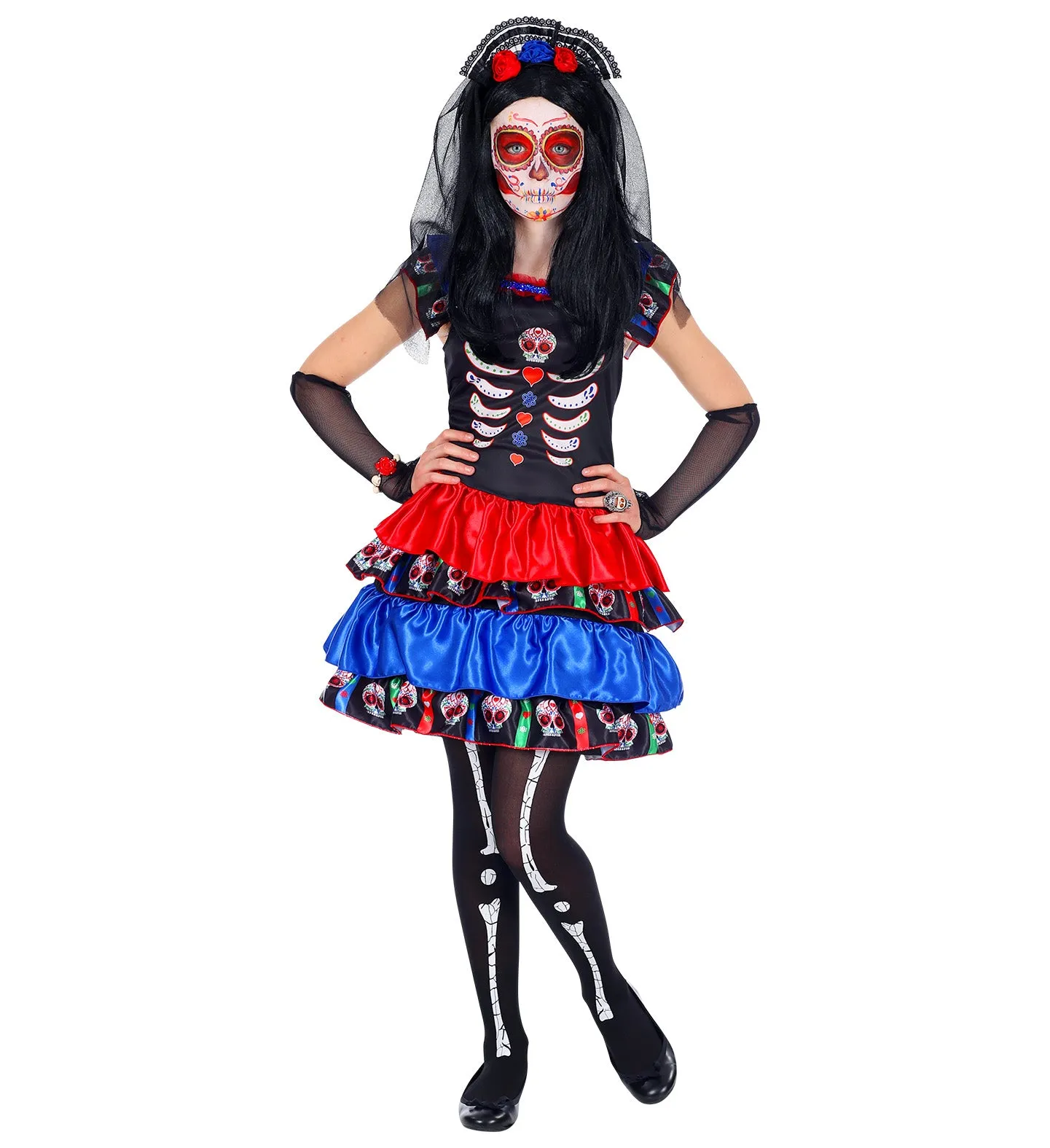 Mujer Dia De Los Muertos Costume Child's