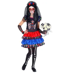 Mujer Dia De Los Muertos Costume Child's