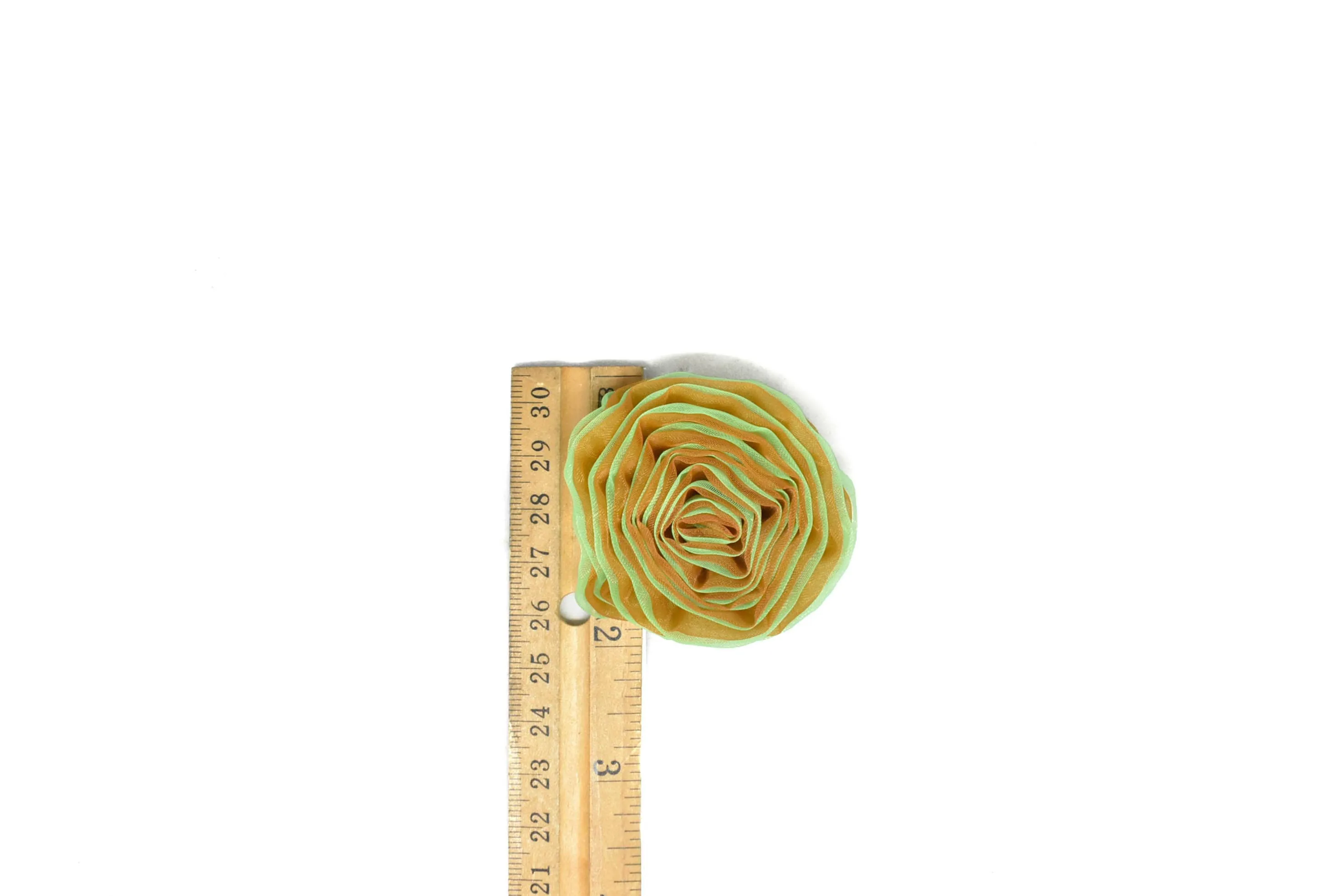 Organza Two-Tone Rose 2" - 1 Piece