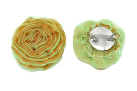 Organza Two-Tone Rose 2" - 1 Piece