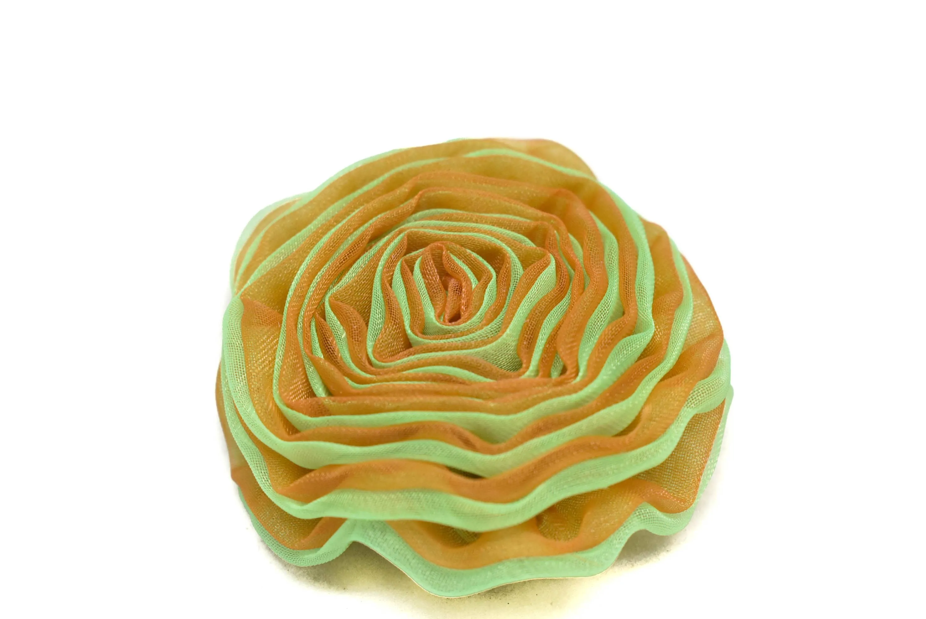 Organza Two-Tone Rose 2" - 1 Piece