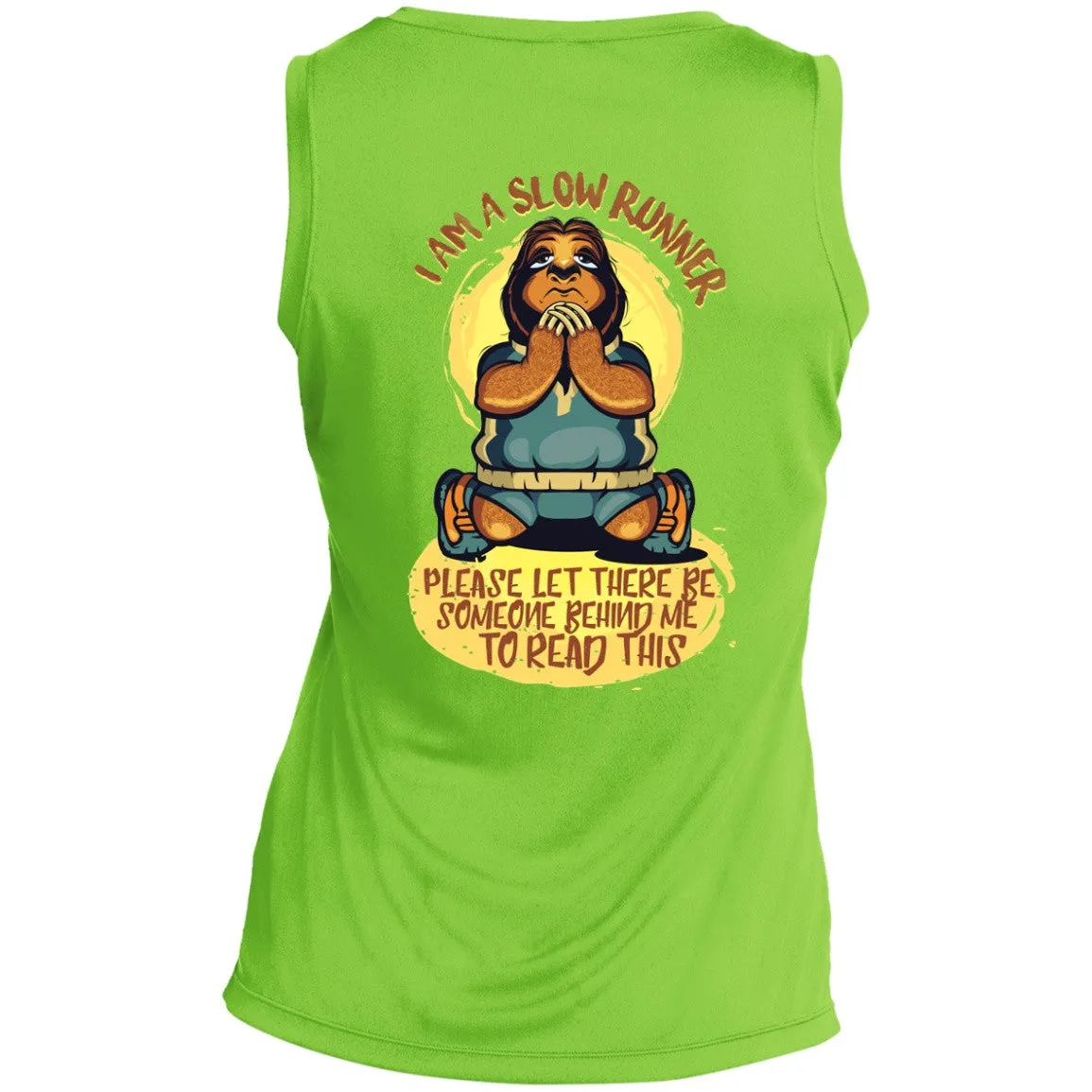 Slow Runners Sloth Dri-Fit Ladies V-Neck