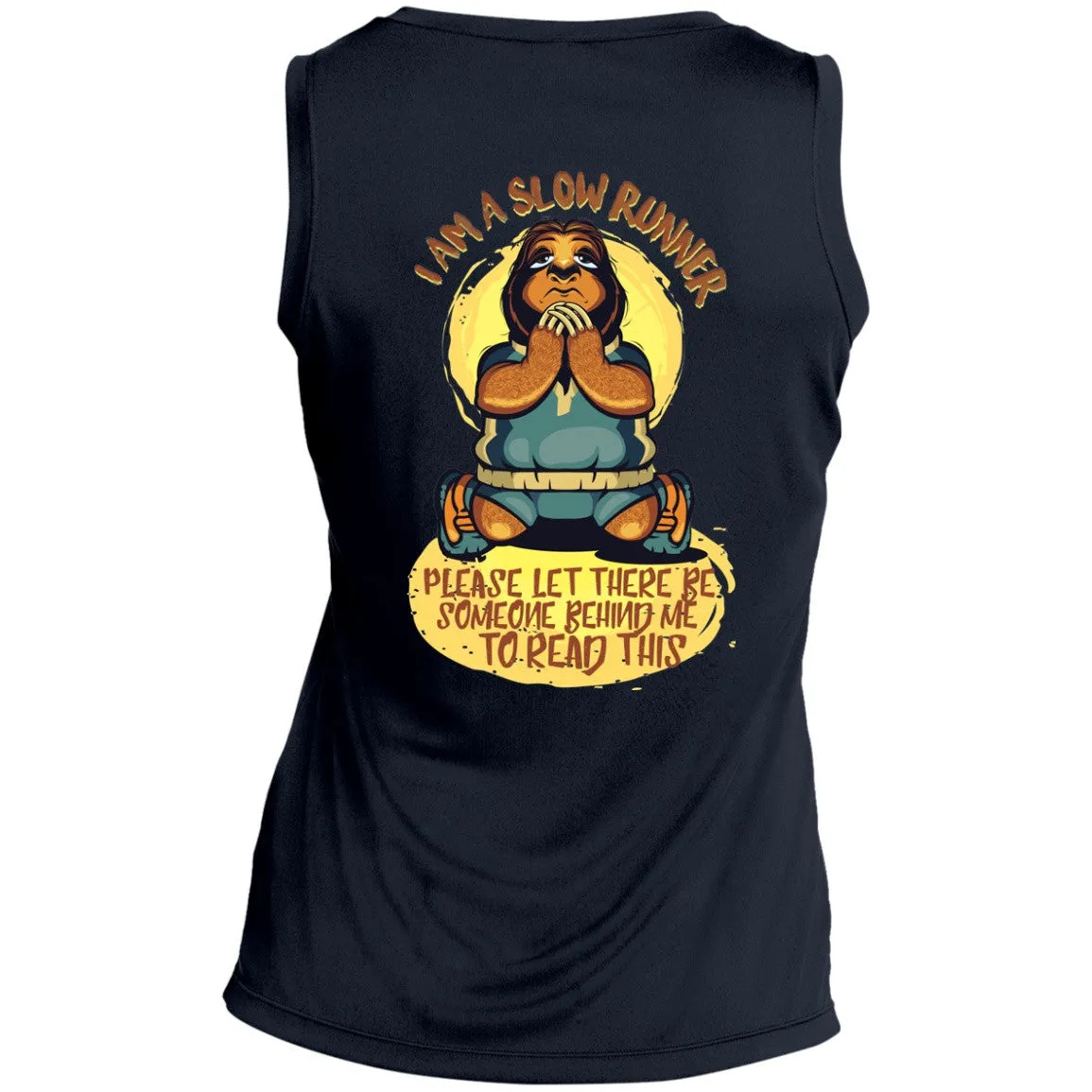 Slow Runners Sloth Dri-Fit Ladies V-Neck