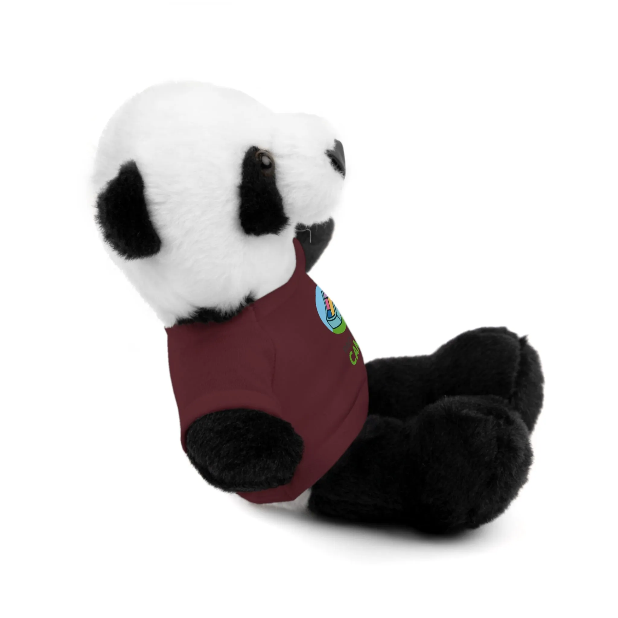 Stuffed Panda with Logo Tee