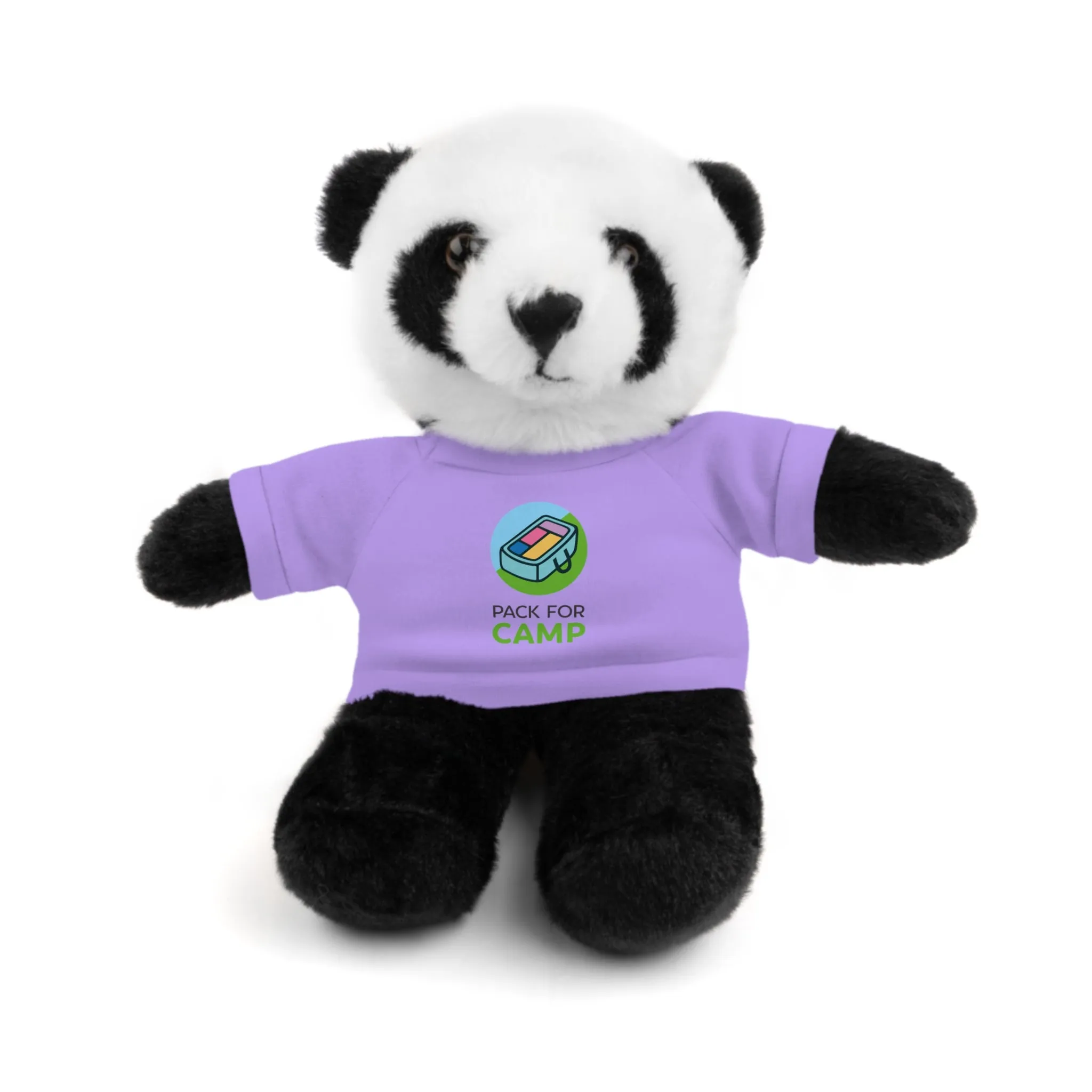 Stuffed Panda with Logo Tee