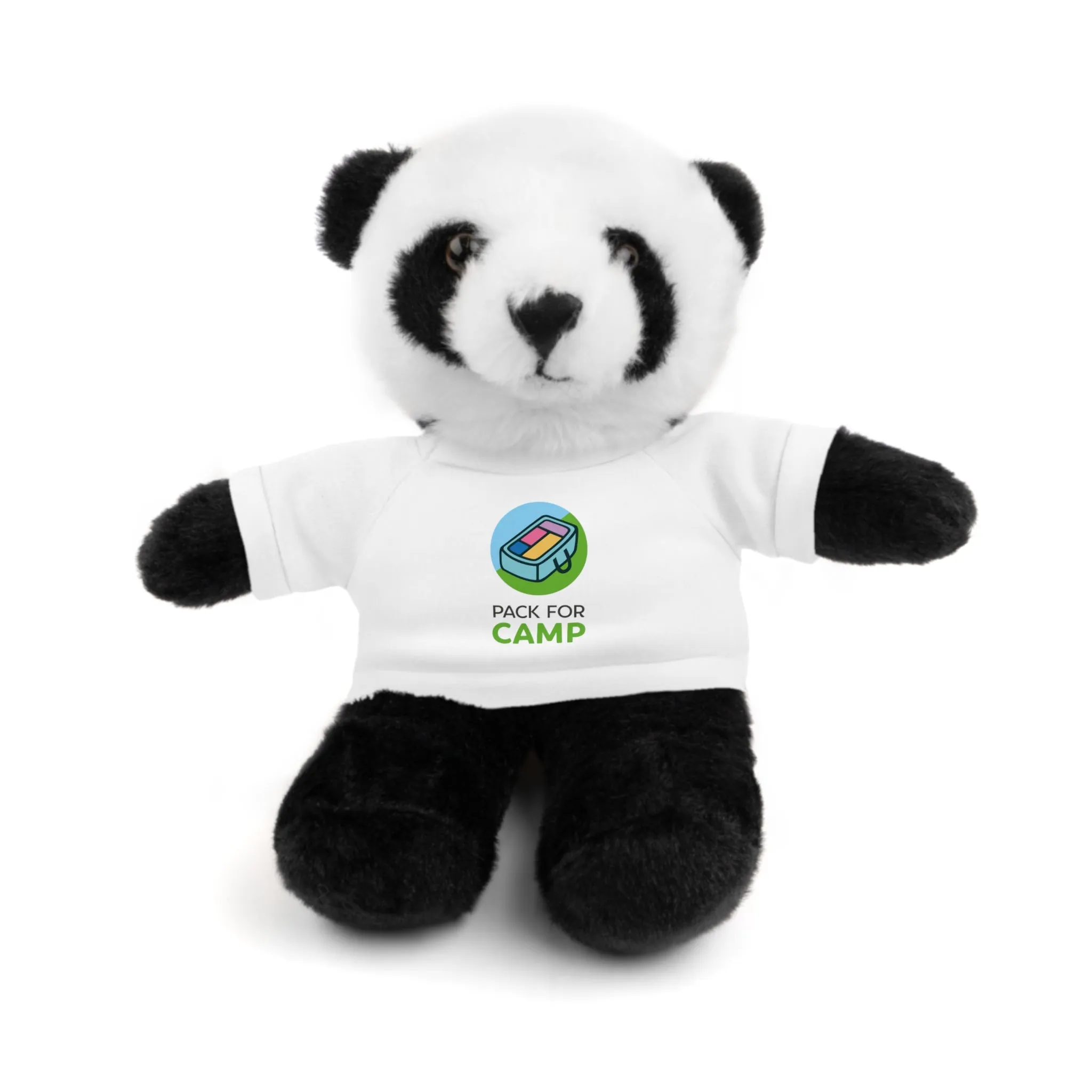Stuffed Panda with Logo Tee