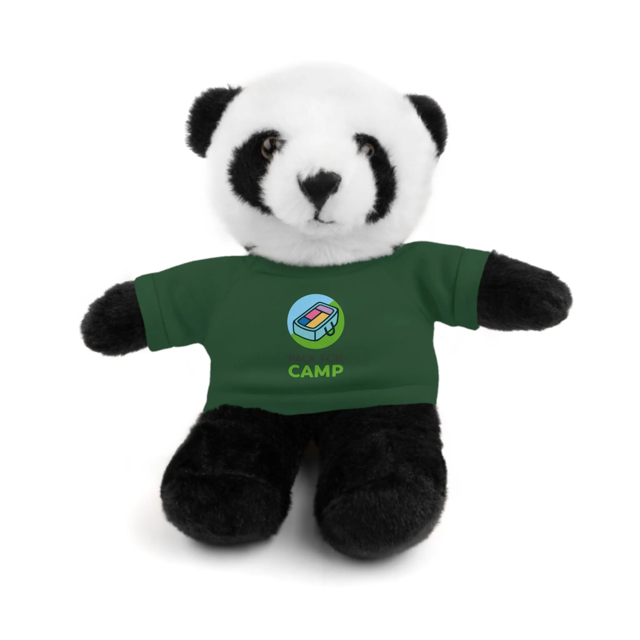 Stuffed Panda with Logo Tee