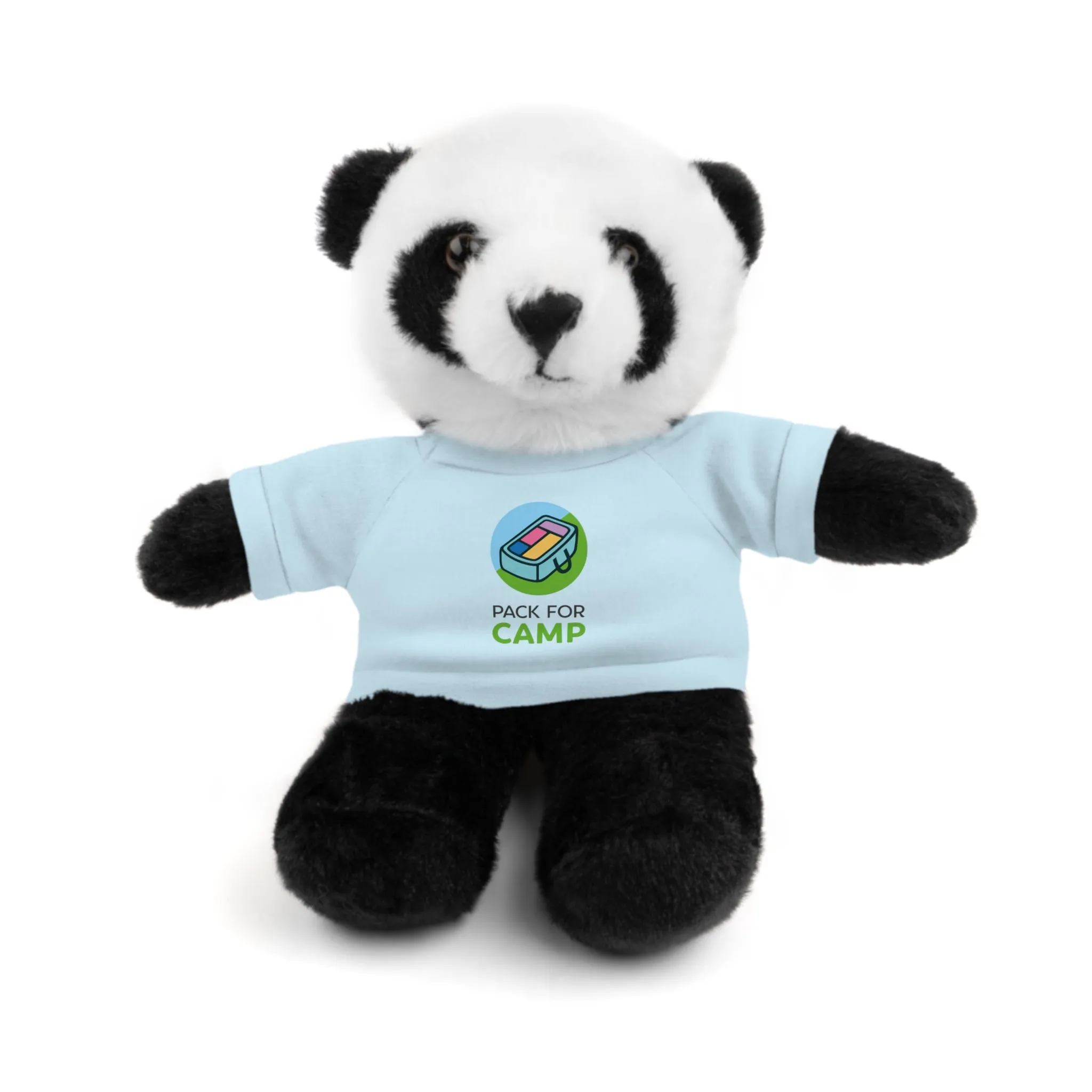 Stuffed Panda with Logo Tee
