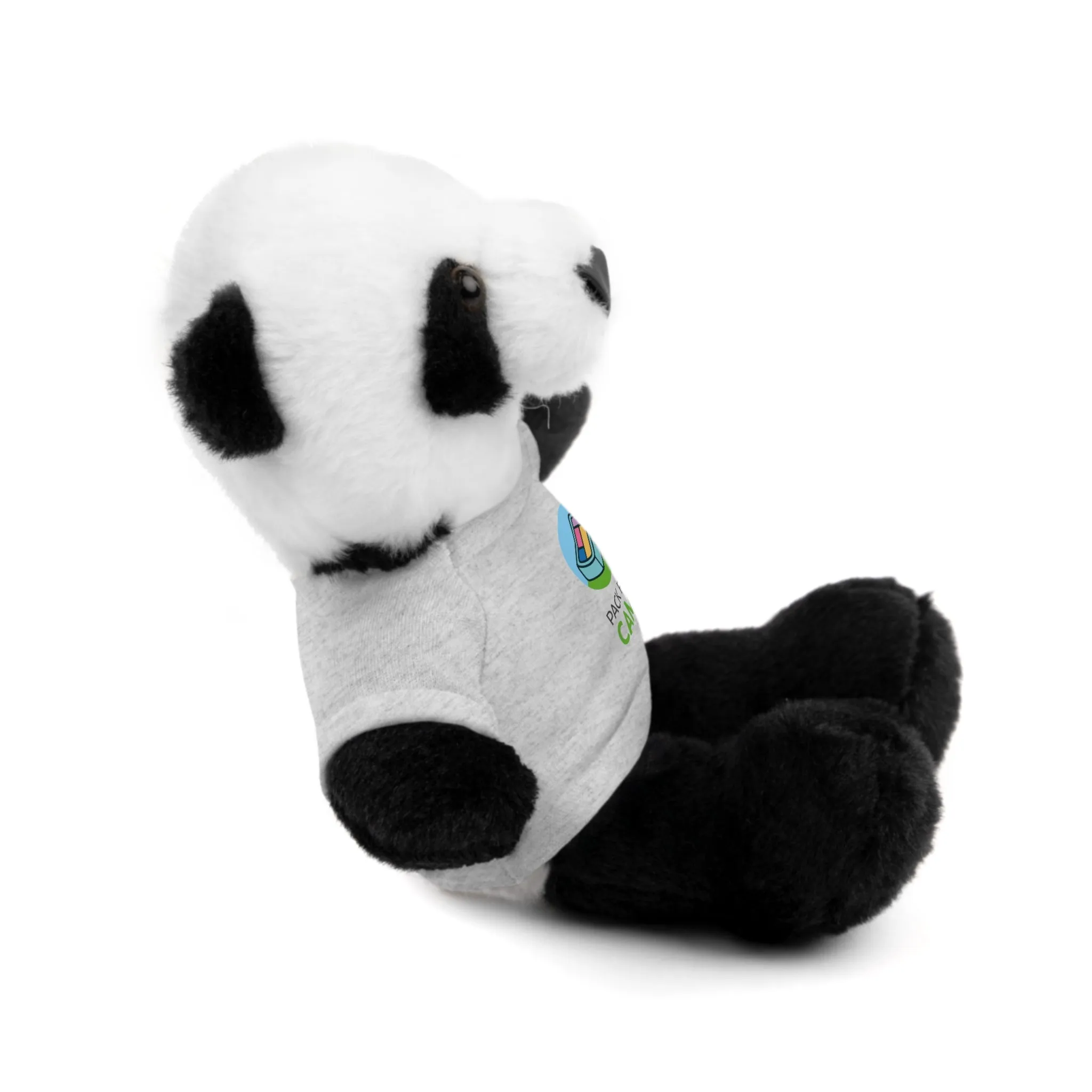 Stuffed Panda with Logo Tee