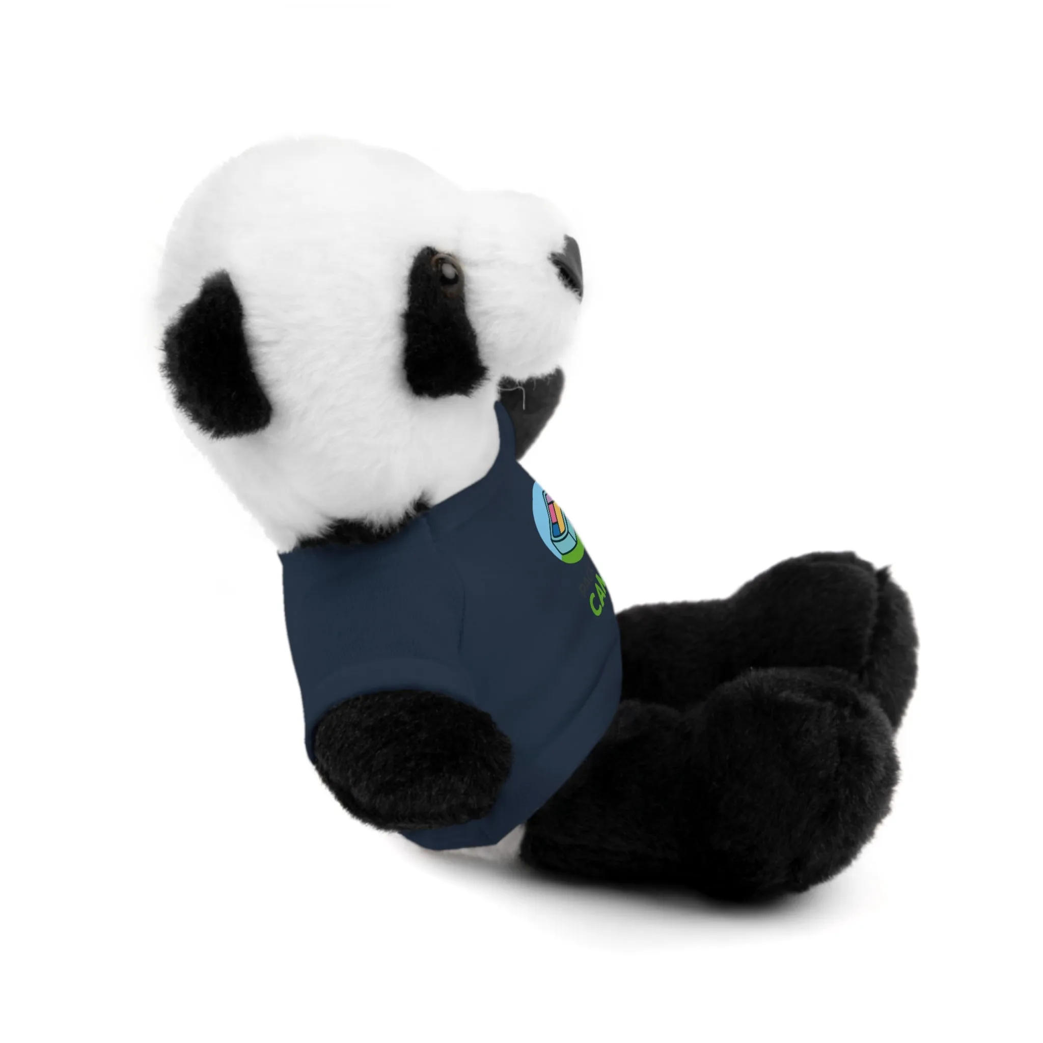 Stuffed Panda with Logo Tee