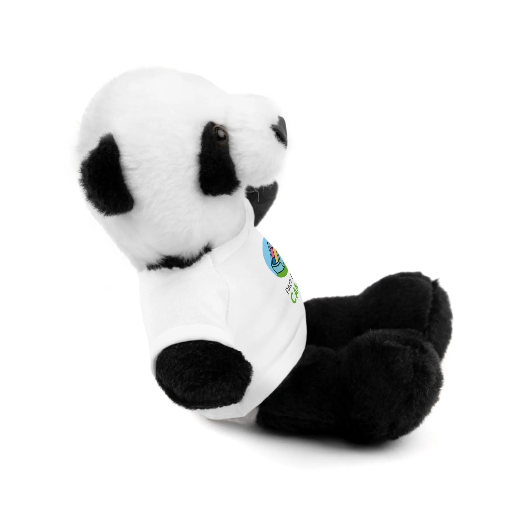 Stuffed Panda with Logo Tee